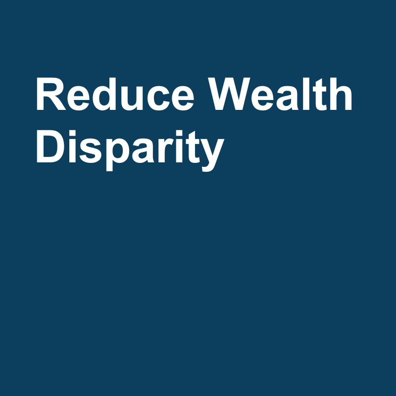 Reduce Wealth Disparity