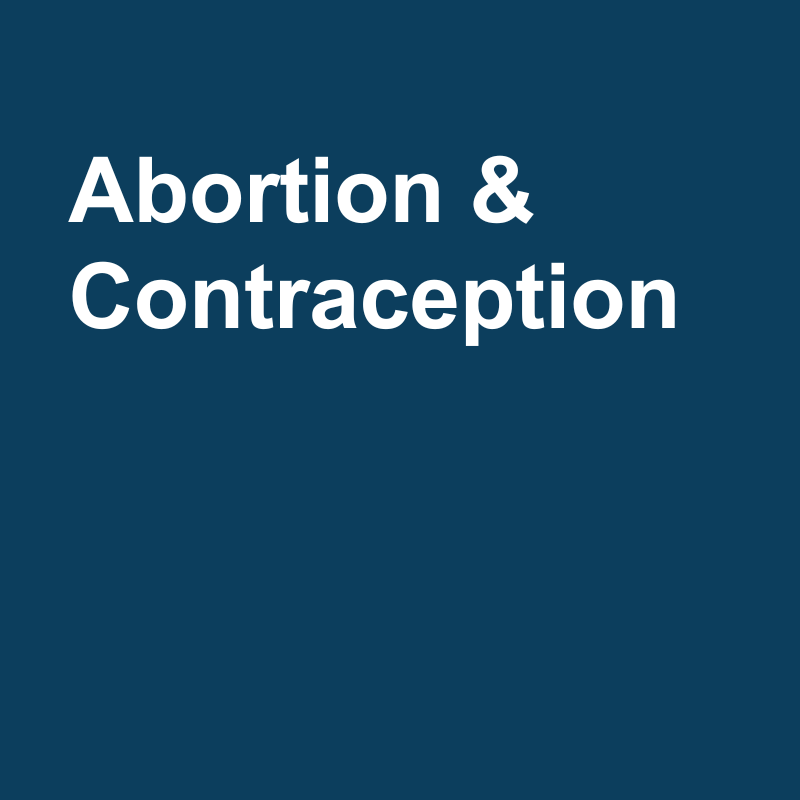Abortion and Contaception