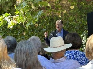 Rep. Sherman at 2023 Garden Party